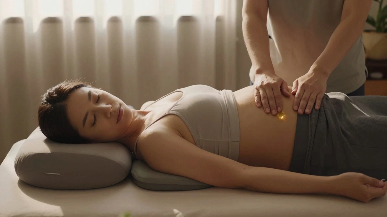 Jak těhotenská masáž posílí vaše svaly během těhotenství