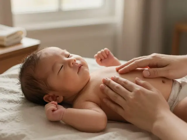 Jak ulevit od bolesti bříška u kojenců a batolat: efektivní masážní techniky