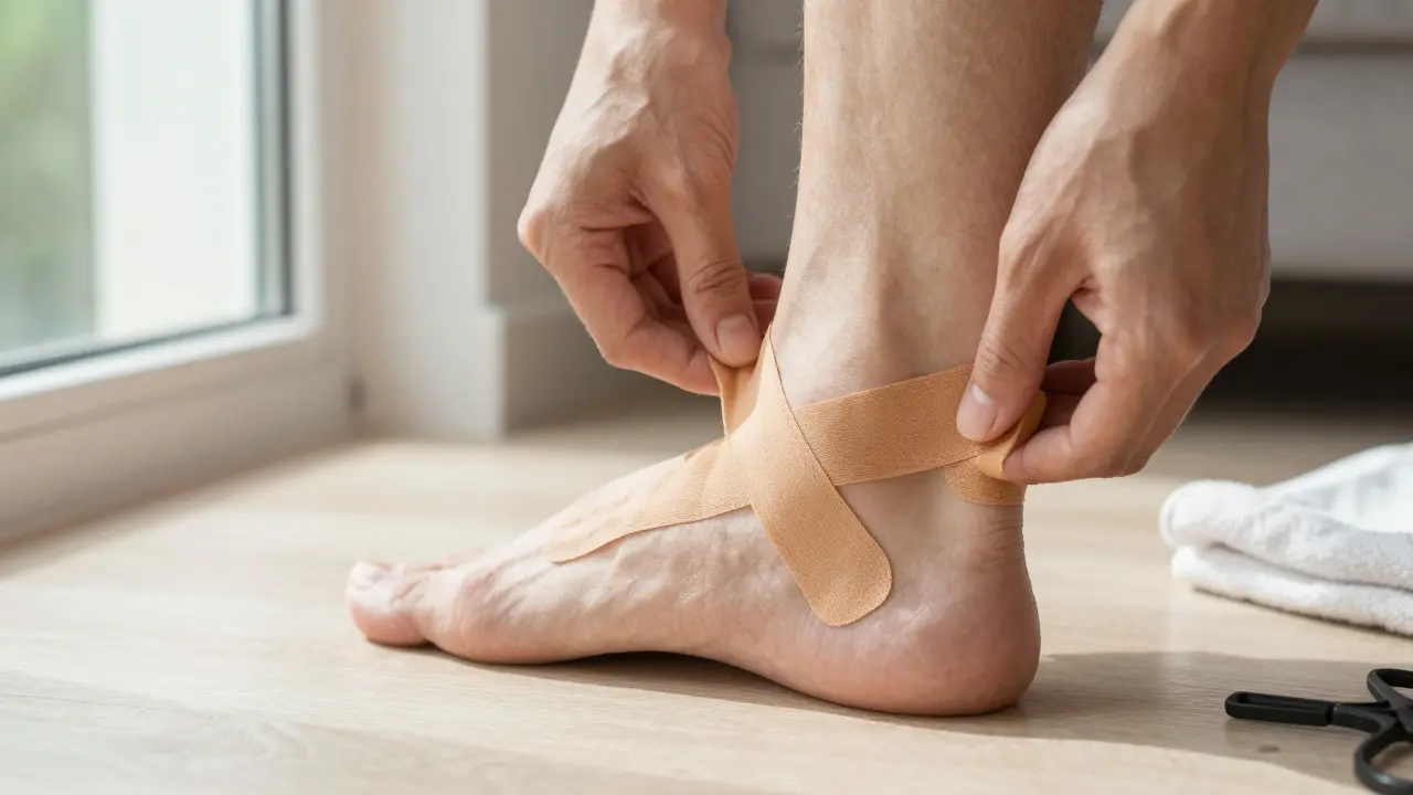 Jak si zatejpovat chodidlo: krok za krokem pro úlevu od bolesti a podpory pohybu