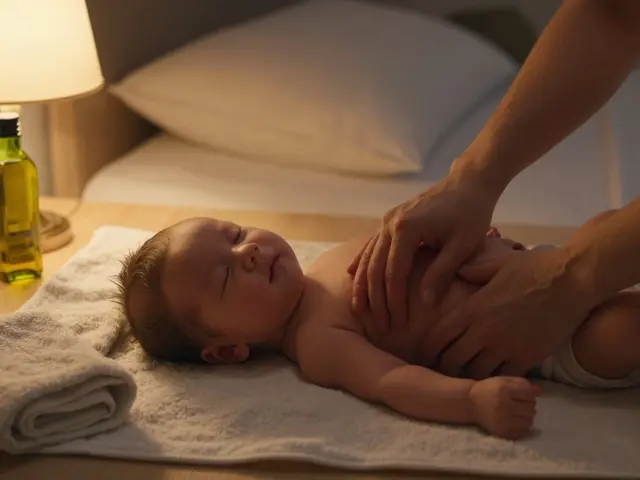 Jak masáž kojenců a batolat může pomoci při nespavosti