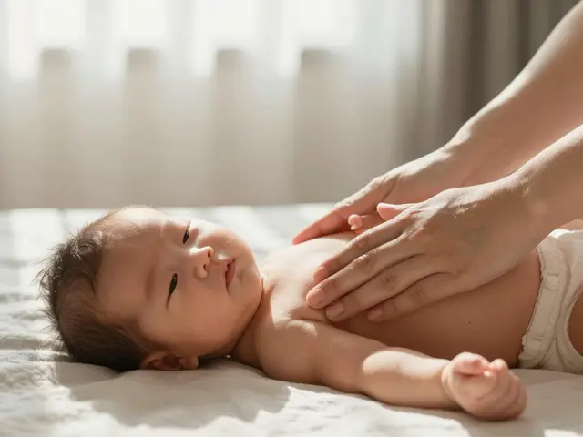 Jak pomáhá masáž kojenců a batolat při kolikách